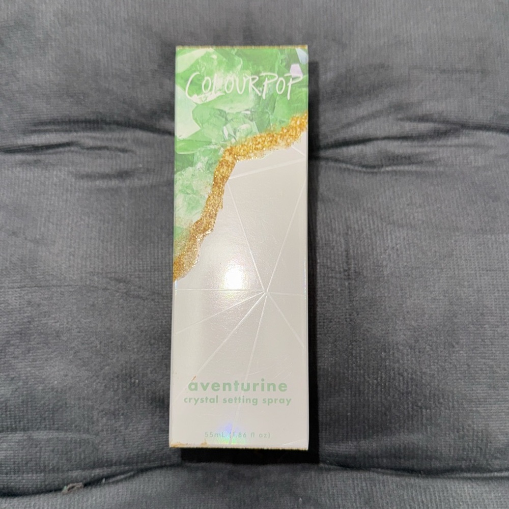 New in box Colourpop Aventurine Crystal Setting Spray